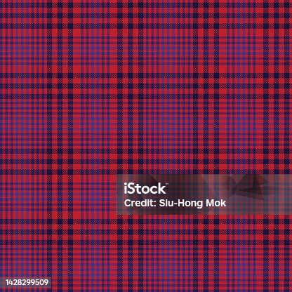 istock Christmas Ombre Plaid textured Seamless Pattern 1428299509