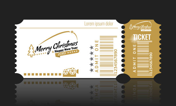 Christmas Party Ticket Template from media.istockphoto.com