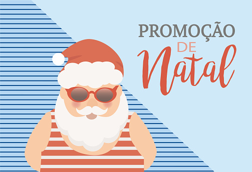 Christmas promotion in Portuguese language