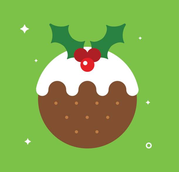 Christmas Pudding Illustrations, Royalty-Free Vector ...