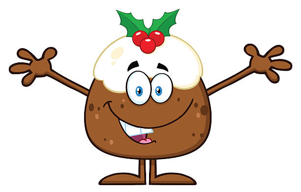 Royalty Free Christmas Pudding Clip Art, Vector Images ...