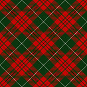Christmas Scottish tartan plaid seamless decorative textile pattern background.