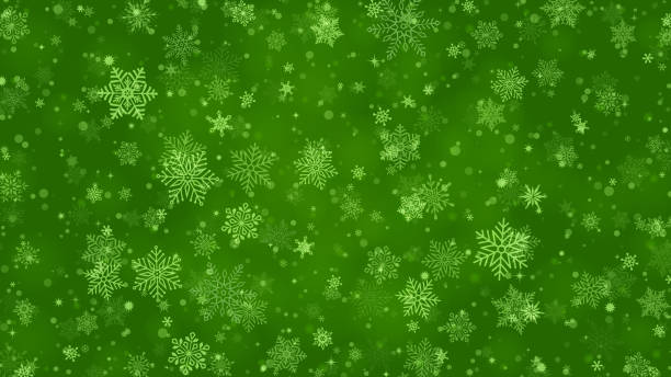 Christmas snowflake background vector art illustration
