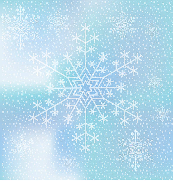 illustrazioni stock, clip art, cartoni animati e icone di tendenza di sfondo di natale fiocchi di neve, vettoriale sfondo blu - de winter