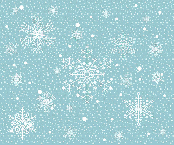 illustrazioni stock, clip art, cartoni animati e icone di tendenza di sfondo di natale fiocchi di neve - de winter
