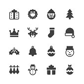 16 Christmas Solid Icons. Angel, Bell, Bethlehem Star, Cake, Calendar, Candle, Candy, Celebration, Christmas, Christmas Ball, Christmas Hat, Christmas Lights, Christmas Star, Christmas Tree, Christmas Wreath, Cookie, Crown, Decoration, Delivery, Dinner, Elf, Fireplace, Fireworks, Gathering, Gift, Gift Bag, Gift Giving, Gingerbread, Giving, Gloves, Greeting Card, Holiday, Hut, Invitation, Merry Christmas, New Year’s Eve, Package, Party, Reindeer, Santa Claus, Santa Claus Hat, Season, Shopping Bag, Skates, Sleigh, Snowball, Snowman, Socks, Star, Sweater, Winter.