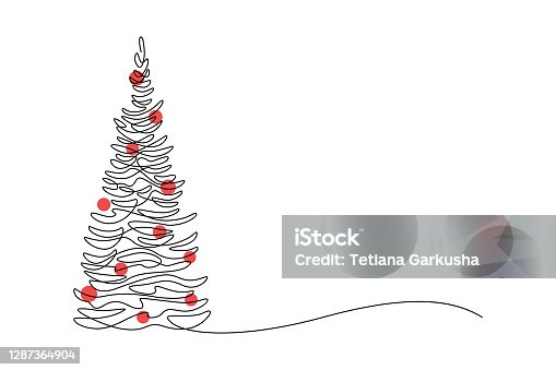 istock Christmas tree 1287364904