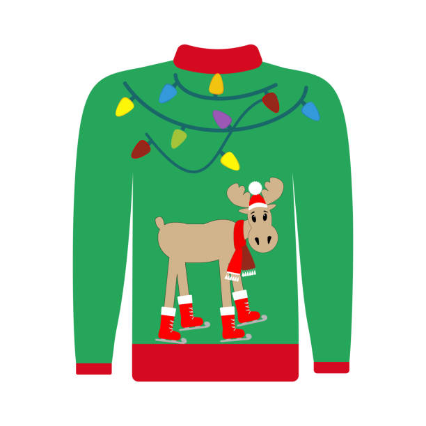 Ugly Christmas Sweater Party Illustrations, Royalty-Free Vector ...