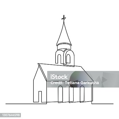 istock Church building 1307644598