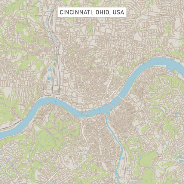 Cincinnati Ohio US City Street Map Vector Illustration of a City Street Map of Cincinnati, Ohio, USA. Scale 1:60,000.
All source data is in the public domain.
U.S. Geological Survey, US Topo
Used Layers:
USGS The National Map: National Hydrography Dataset (NHD)
USGS The National Map: National Transportation Dataset (NTD) cincinnati stock illustrations