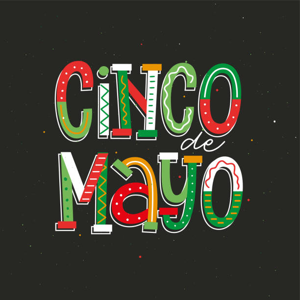 Cinco de mayo. May 5th Mexican holiday poster vector art illustration