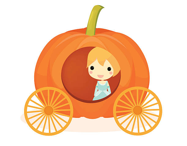 Pumpkin Carriage Fairytale Object Isolated Icon Vector Art At Vecteezy