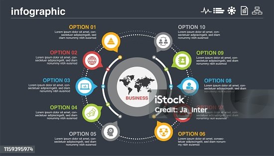 istock Circle Business Infographic 1159395974