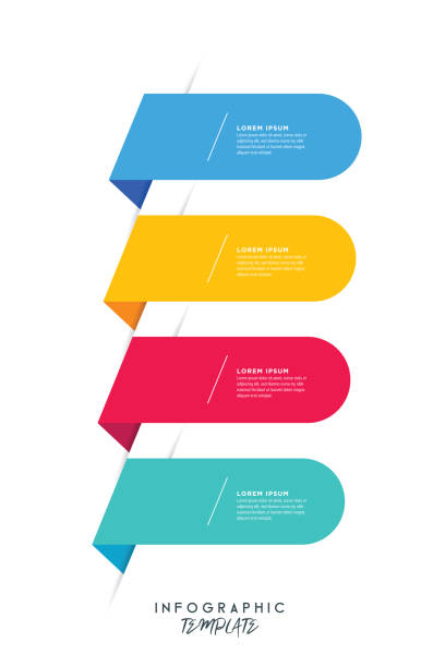 Circle Infografik Elemente Design. Abstrakte Workflow-Stock-Illustration. Form der Sprechblasen