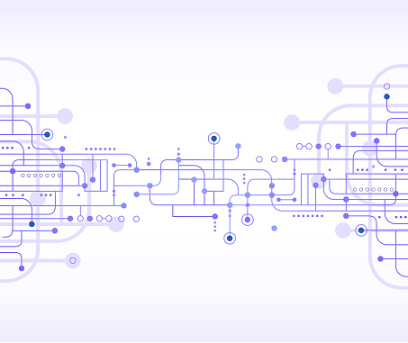 electronic circuit technology background template