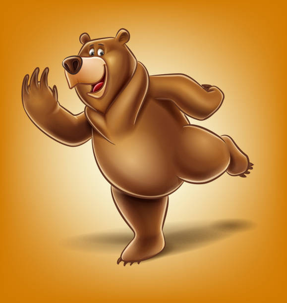 circus bear circus bear brown bear stock illustrations