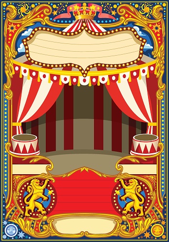 Circus Cartoon Vector Decoration