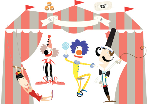 circus in town - acrobats