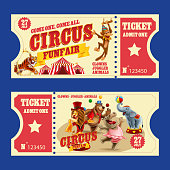 circus tickets banner