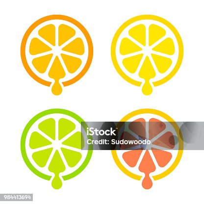 istock Citrus juice icon 984413694