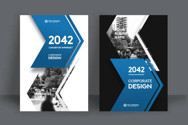 City Background Business Book Cover Design Template City Background Business Book Cover Design Template in A4. Can be adapt to Brochure, Annual Report, Magazine,Poster, Corporate Presentation, Portfolio, Flyer, Banner, Website. brochure cover stock illustrations