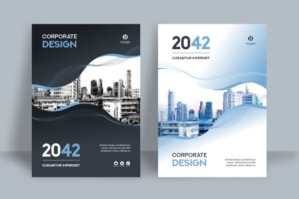 City Background Business Book Cover Design Template City Background Business Book Cover Design Template in A4. Can be adapt to Brochure, Annual Report, Magazine,Poster, Corporate Presentation, Portfolio, Flyer, Banner, Website. magazine cover stock illustrations