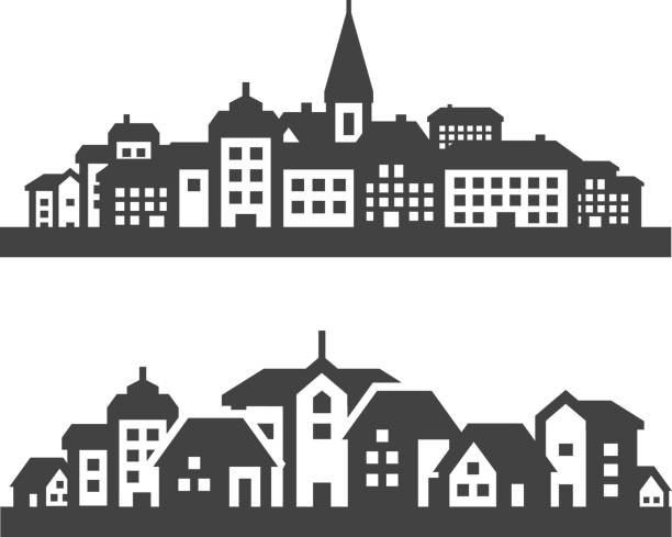 Town Clip Art, Vector Images & Illustrations - iStock