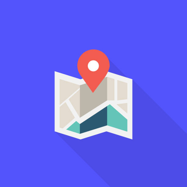 City Map Flat Icon Design City Map Flat Icon Design famous place stock illustrations