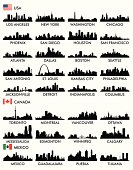 City skyline North America