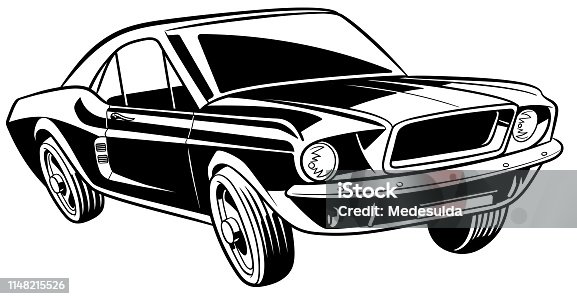 istock Classic American car 1148215526