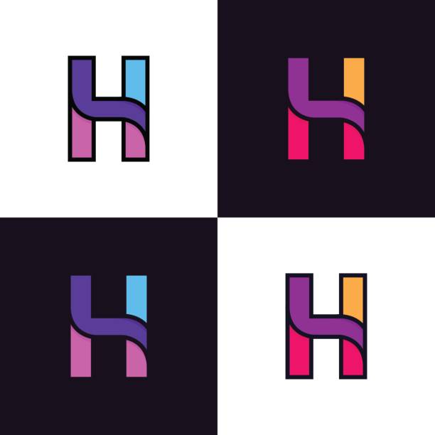 Letter H Illustrations, Royalty-Free Vector Graphics & Clip Art - iStock
