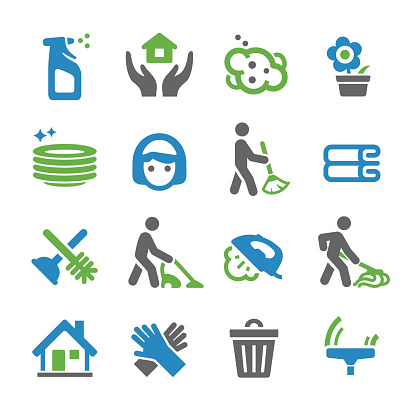 Cleaning Icons - Spry Series