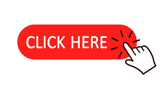 Click Here Button With Hand Pointer Clicking Click Here Web Button Isolated  Website Buy Or Register Bar Icon With Hand Finger Clicking Cursor For Stock  Vector Stock Illustration - Download Image Now -