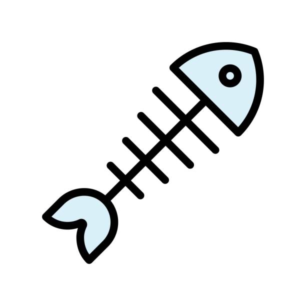 魚の骨 イラスト素材 Istock