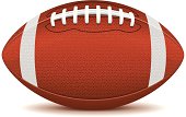 istock Clip art of an American football on a white background  165687171