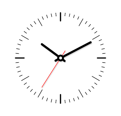 minimal clock design element