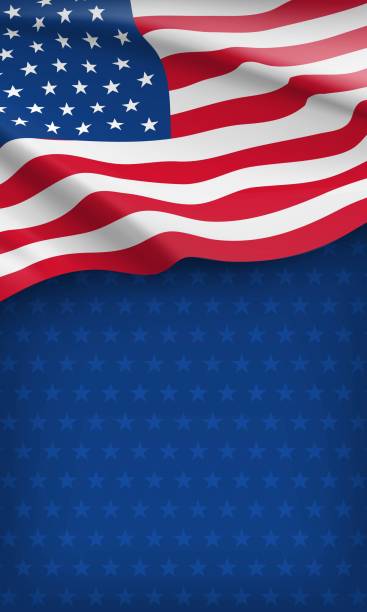 Best Vertical American Flag Illustrations, Royalty-Free Vector Graphics & Clip Art - iStock