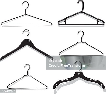 istock Clothes Hangers 472270777