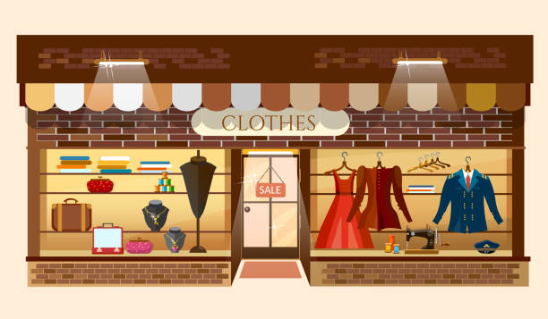 Clothing Store Clip Art, Vector Images & Illustrations - iStock