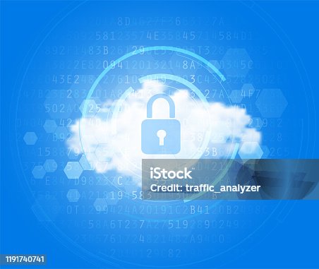 istock Cloud - hi-tech background 1191740741