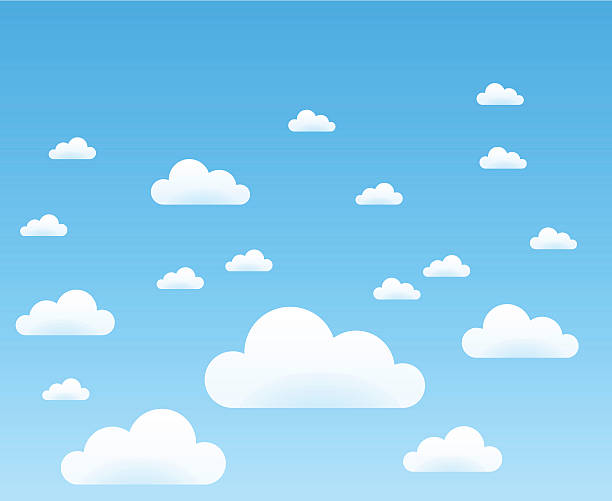 Cumulus Cloud Clip Art, Vector Images & Illustrations - iStock