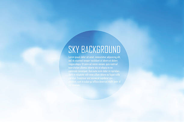 ilustraciones, imágenes clip art, dibujos animados e iconos de stock de nubes - blue sky