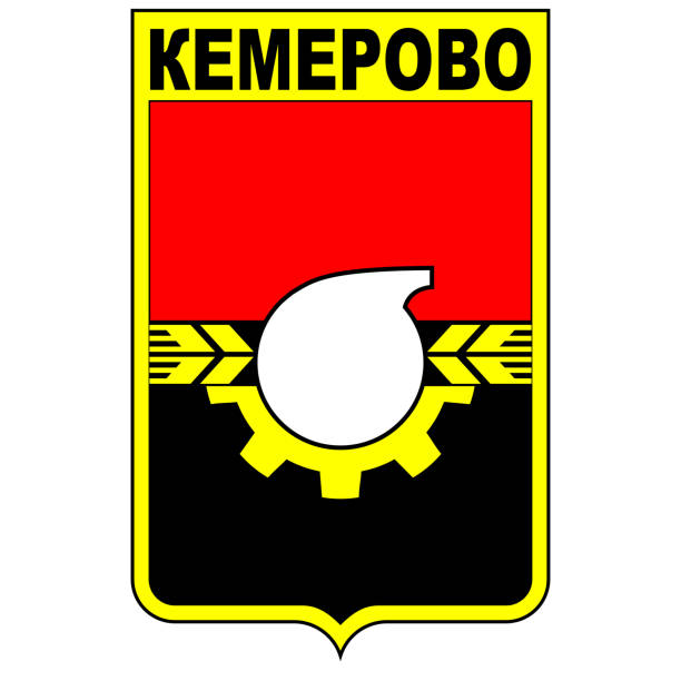 ilustrações de stock, clip art, desenhos animados e ícones de coat of arms of kemerovo in russian federation - kemerovo