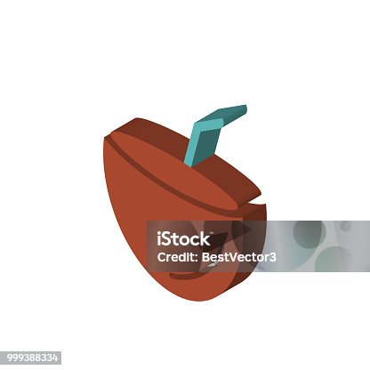 istock Cocktail isometric right top view 3D icon 999388334