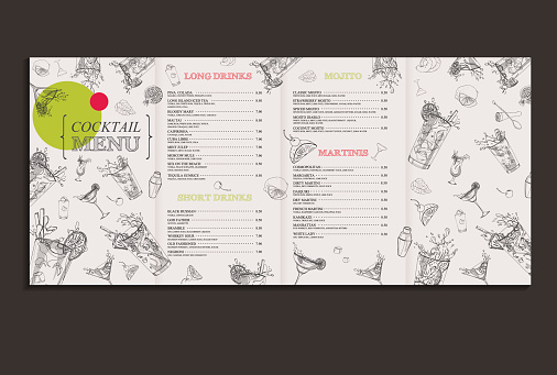 cocktail menu full