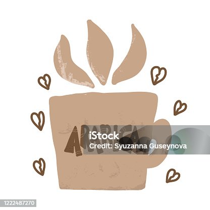 istock Coffe blend sorts vector. Robusta and arabica. 1222487270