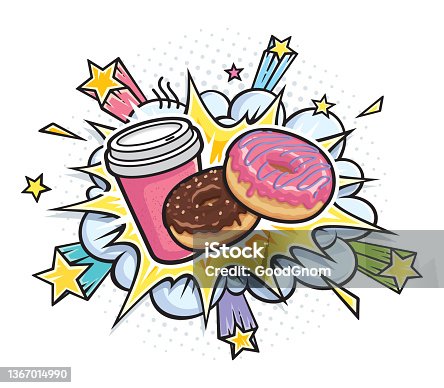 istock coffee and donuts explosion 1367014990