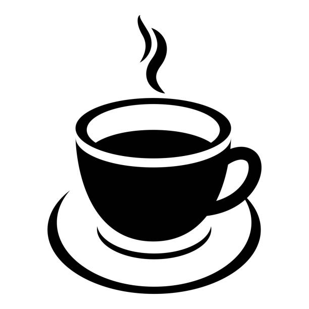 coffee cup icon vector coffee cup icon vector breakfast clipart stock illustrations