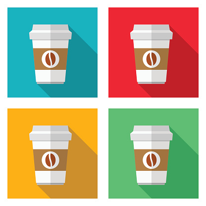 Coffee cup icons - VECTOR