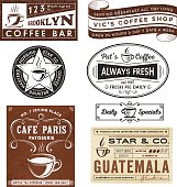istock Coffee House Themed Badges and Labels 478781628